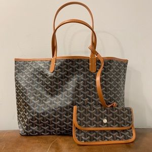 Goyard medium size tote with pouch
